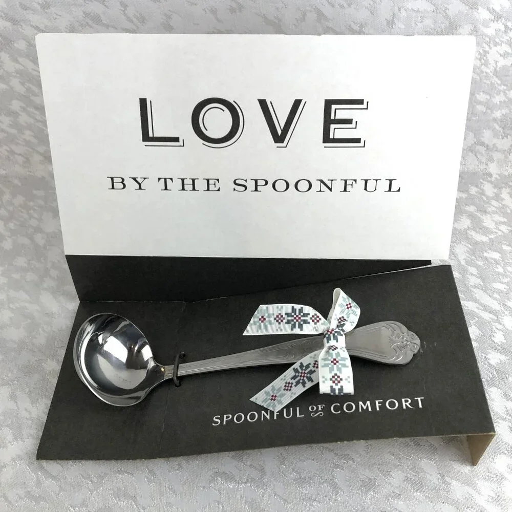 Spoonful of Comfort Stainless Steel Serving Ladles (2) NWT Perfect for Easter